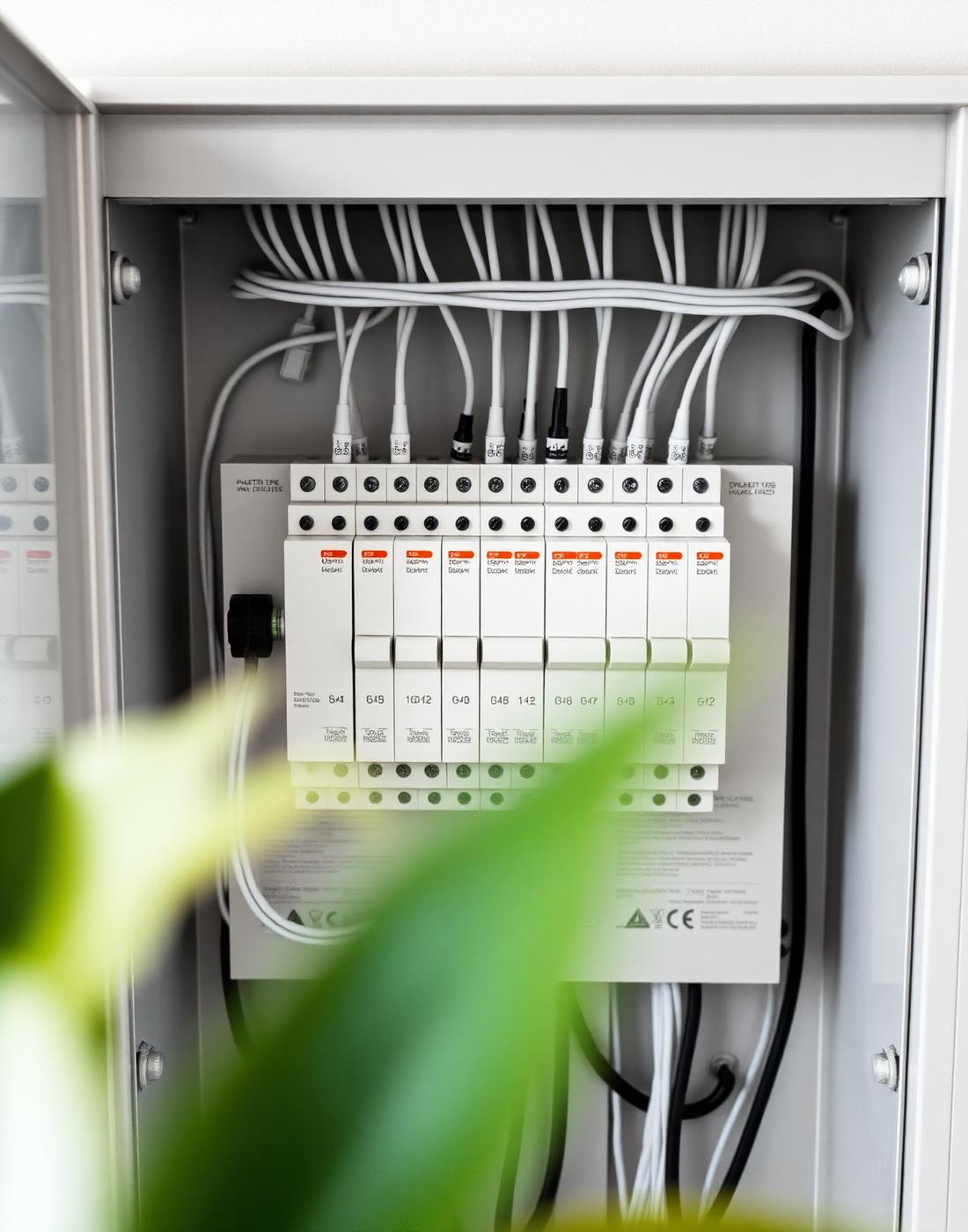 Strak afgewerkte technische installatie